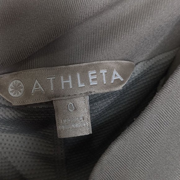 Athleta Taupe Soho Skort Zip Pockets Built in Shorts Under Skirt Stretch Size 0 - Picture 2 of 8